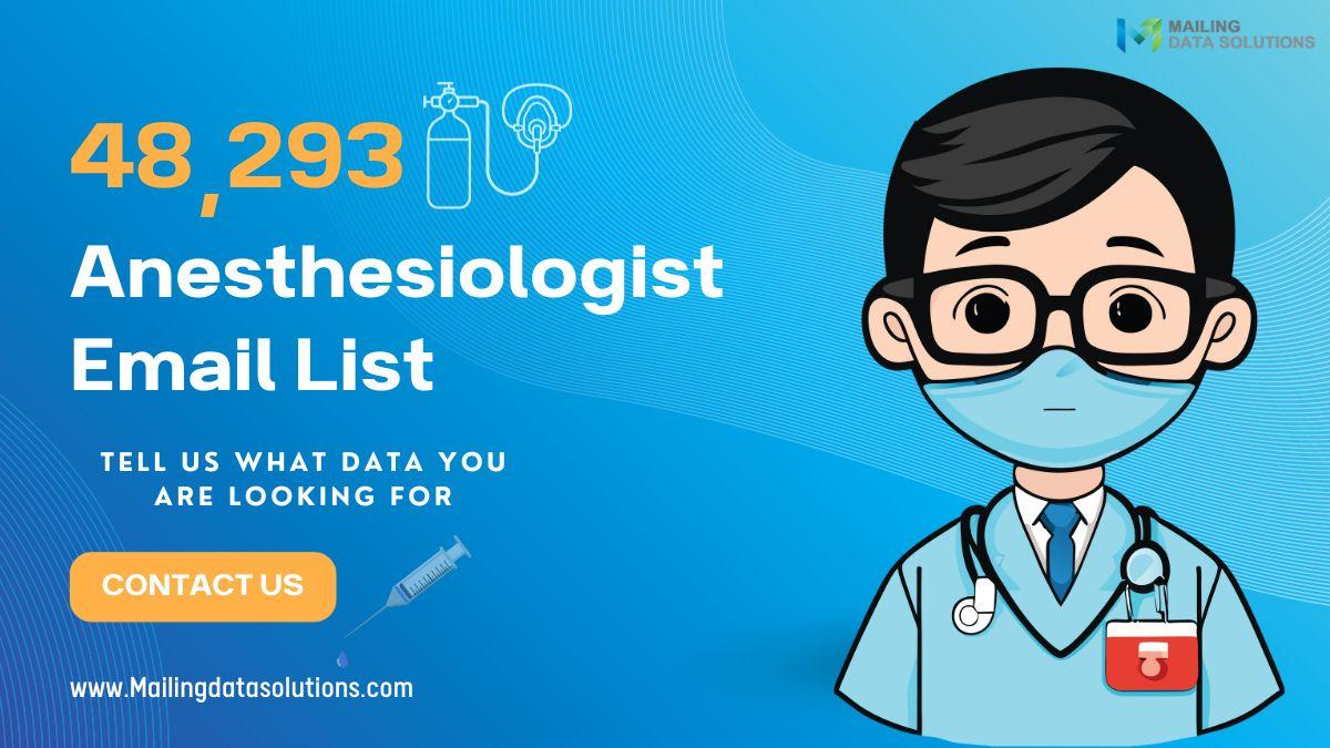 Anesthesiologist Email List