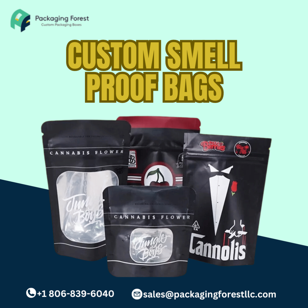 Custom Smell Proof bags