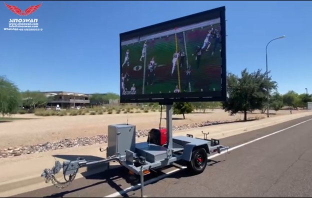 mobile led screen trailer for sale