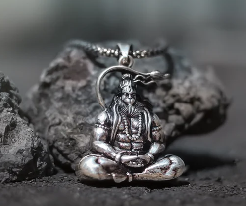 Hanuman Silver Locket